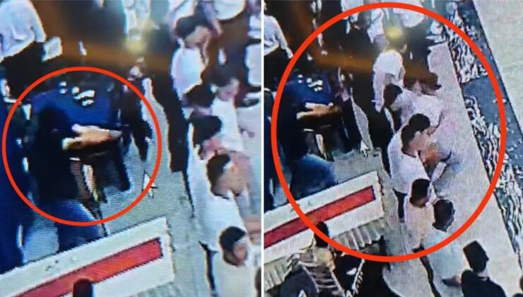 Düğün salonunda dehşeti yaşattı: O anlar kamerada