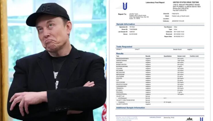 Elon Musk’tan uyuşturucu iddialarına yanıt: Test sonucunu paylaştı