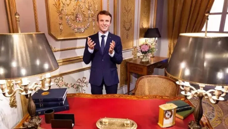 Emmanuel Macron’un çalınan balmumu heykeli geri getirildi