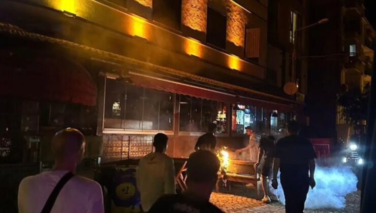 Erdek’te otel odasında korkutan yangın: 1 gözaltı