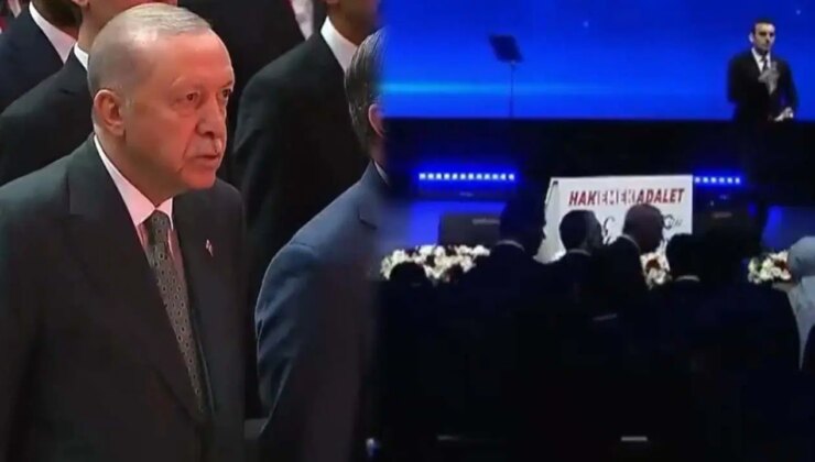 Erdoğan sürpriz telefon sonrası salondan ayrıldı