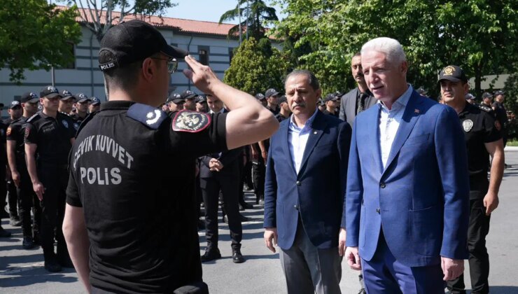 Erdoğan’ın ‘selamını’ iletti: İstanbul Valisi Gül’den, Çevik Kuvvet’e bayram ziyareti