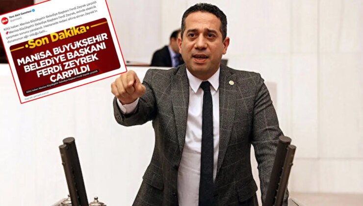 ‘Ferdi Zeyrek’ paylaşımı tepki çekmişti… CHP’li Ali Mahir Başarır’dan gerici Yeni Akit’e tepki!
