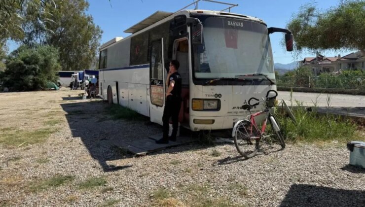 Fethiye’de otobüste yaşayan şoför ölü bulundu