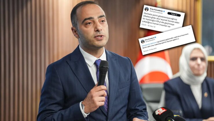 Gaziosmanpaşa’da başkanvekilliğine seçilen AKP’li Eray Karadeniz’in FETÖ’yü öven paylaşımları ortaya çıktı
