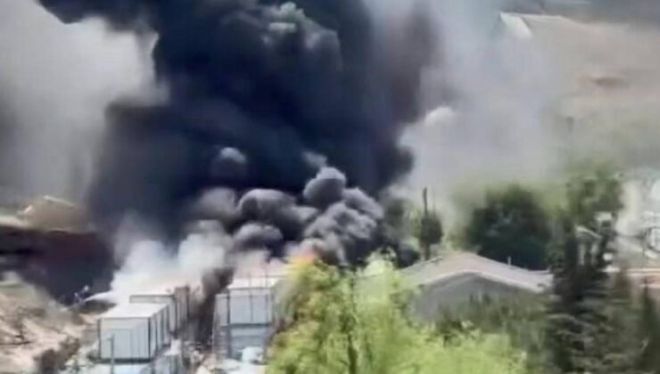 Gaziosmanpaşa’da işçilerin kaldığı konteynerde yangın