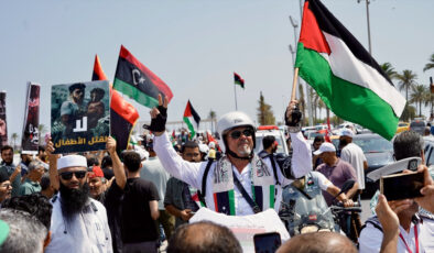 Gazze’ye ilerleyen ‘Mağrib Direniş Konvoyu’ Libya’ya ulaştı