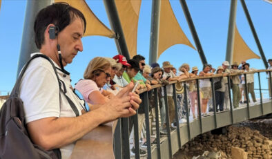 Göbeklitepe’de ziyaretçi yoğunluğu yaşanıyor