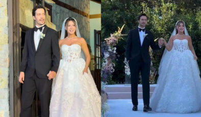 Hande Erçel Feyyaz Şerifoğlu ve Merve Dinçkol’un düğününde! Horon şovu gündem oldu