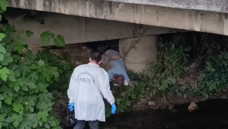 İhbar üzerine ekipler harekete geçti: Dere kenarında erkek cesedi bulundu
