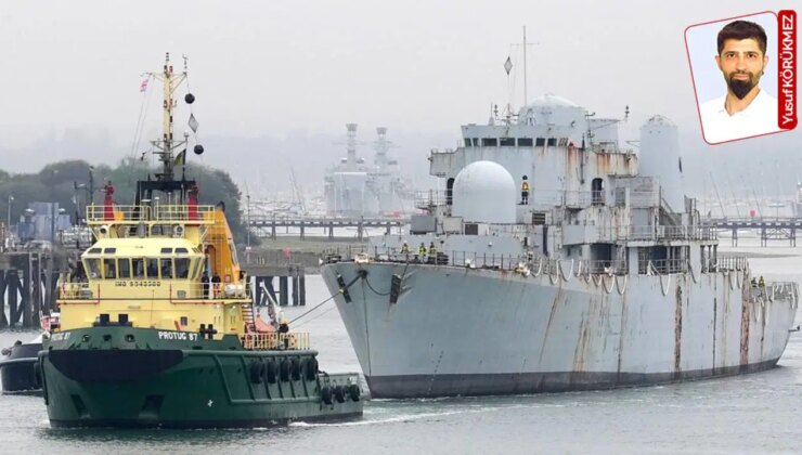 İngiltere’de de tepkilere yol açan 48 yaşındaki HMS Bristol Aliağa’ya geliyor: Zehir gemisi yolda