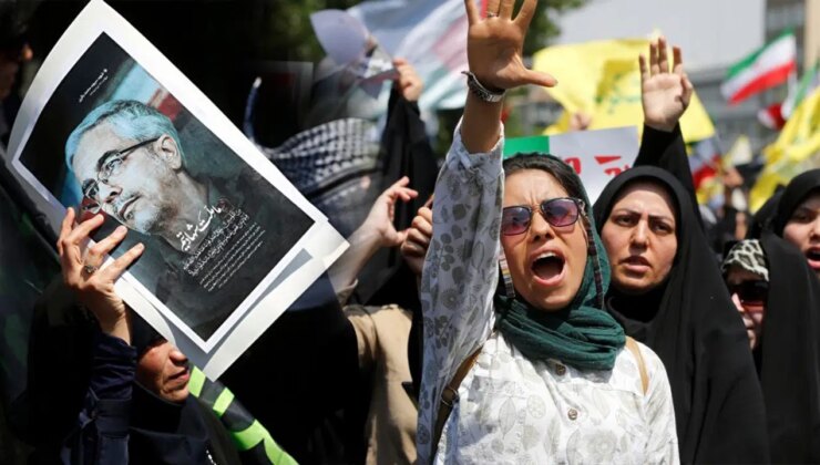 ‘İntikam’ sloganları… İran’da cuma namazı sonrası İsrail’in saldırıları protesto edildi: O kareler dünya basınında gündem oldu!