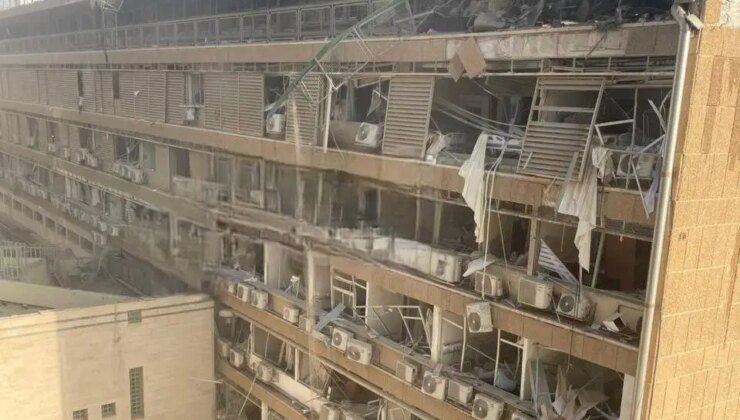 İran’dan İsrail’e balistik füze saldırısı: Hastane ile borsa binasına isabet etti!