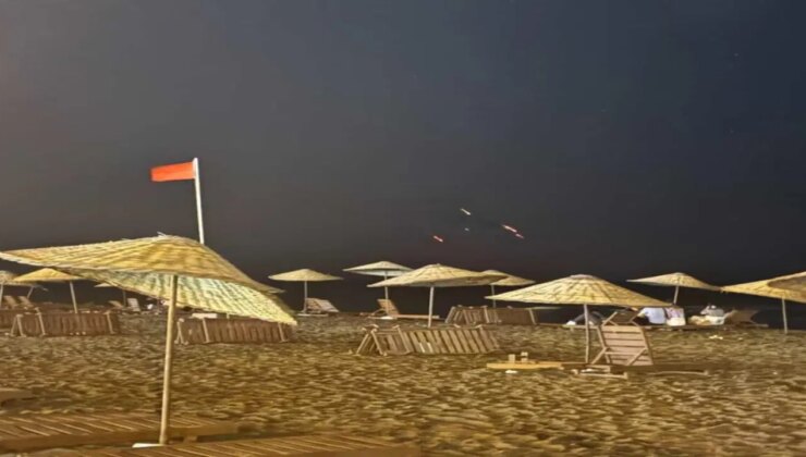 İran’dan İsrail’e fırlatılan füzeler Hatay semalarından görüldü