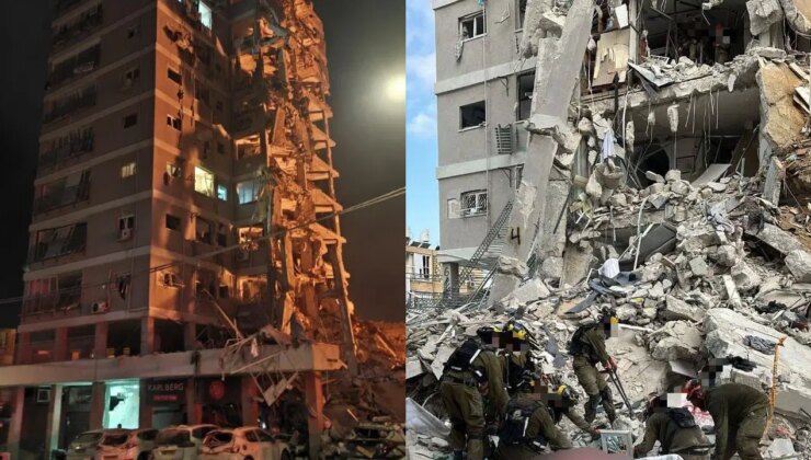 İran’ın füzeleri İsrail’in kalbinde: Bat Yam yıkıldı, Rehovot alevler içinde