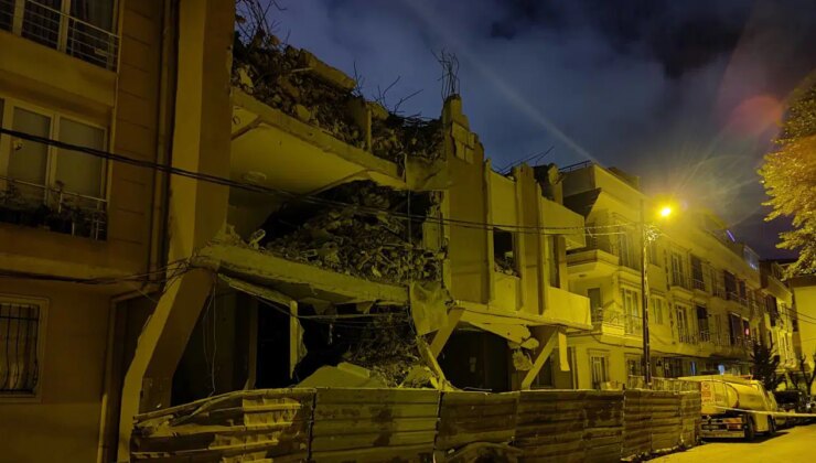 İstanbul’da bina çöktü: Çevredeki binalar boşaltıldı!