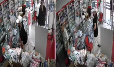 İzmir’de eczaneye yumurtalı saldırı!