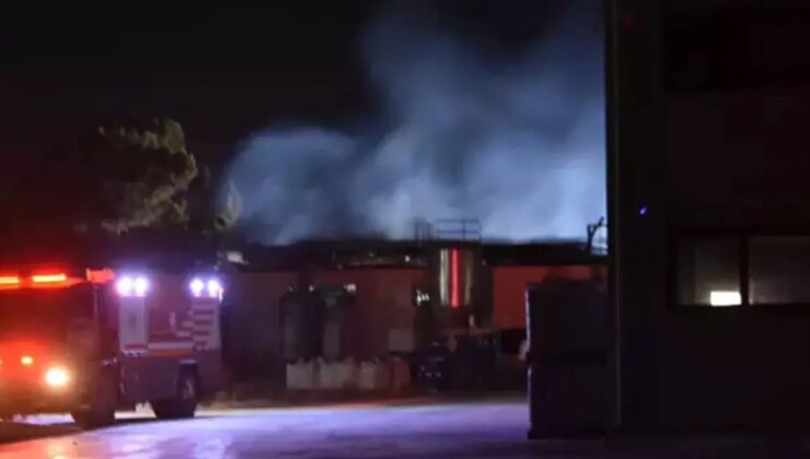 İzmir’de kimya fabrikasında korkutan yangın