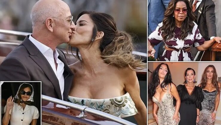 Jeff Bezos ve Lauren Sanchez Venedik’te evlendi