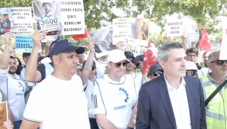 Kamu mühendisleri ve teknik personel Ankara’da toplandı: ‘Emeğimiz ve mesleğimiz değersizleştiriliyor’