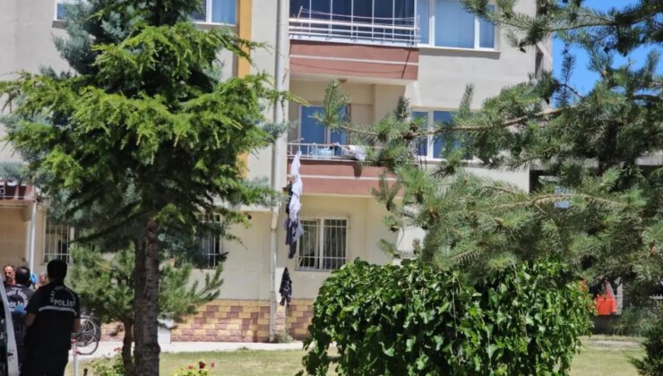 Kayseri’de çamaşır ipi hayat kurtardı