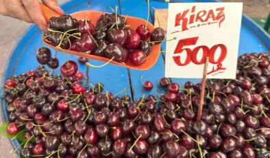 Kirazın kilosu 500 liraya dayandı: Artvinli pazarcı: “Bu yıl yerli kiraz yok, hava şartları kötü geçti, don vurdu”