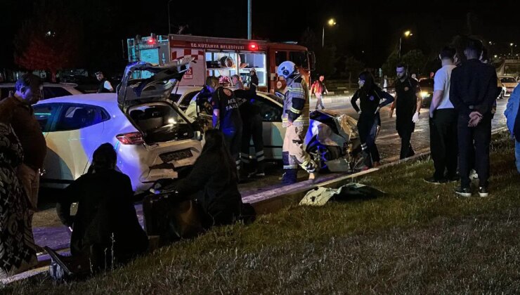 Kütahya’da feci kaza… Araçlar birbirine girdi: Çok sayıda yaralı var!