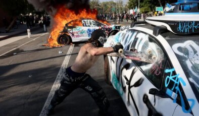 Los Angeles’ta gerilim tırmanıyor: 100’den fazla gözaltı