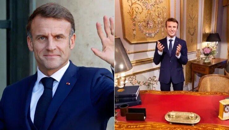 Macron’un bal mumu heykeli çalındı