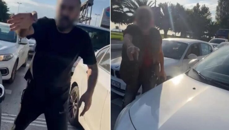 Maltepe’de trafikte dehşet: 2 çocuğunun yanında saldırıya uğradı!