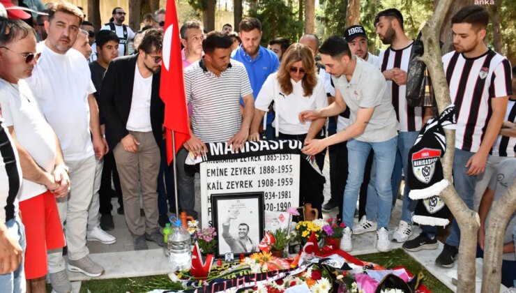 Manisa Büyükşehir Belediye Başkanı Zeyrek’in kabri Babalar Günü’nde de ziyaret edildi