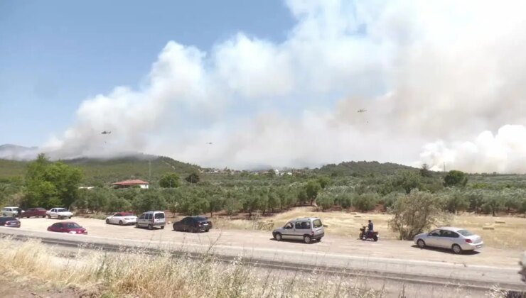 Manisa’daki orman yangını 3. gününde: Müdahale sürüyor!