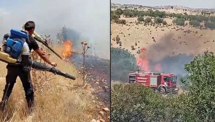 Mardin’de ‘örtü yangını’ paniği: 3 saatte söndürüldü!