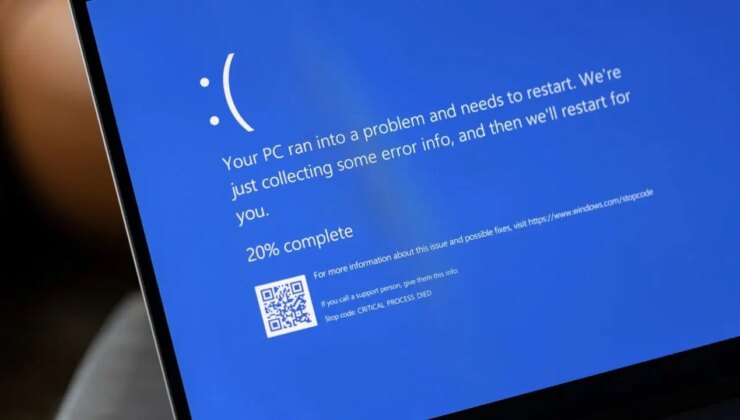 Microsoft, Windows’taki mavi ekranı değiştiriyor