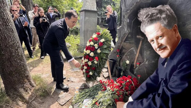Nazım Hikmet, ölümünün 62. yılında Moskova’daki mezarı başında anıldı