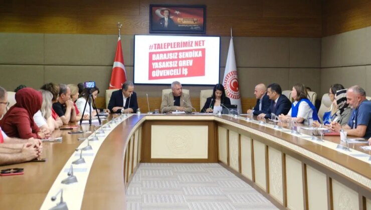 On bin işçi imza attı: ‘Barajsız sendika, yasaksız grev’ talebi Meclis’te