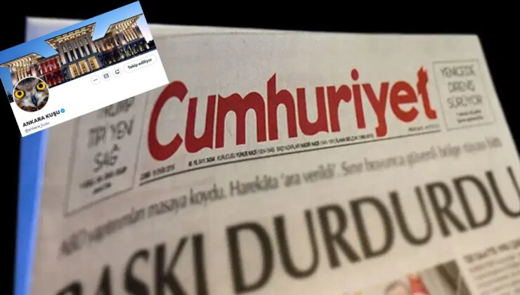 Operasyon hesabı ‘Ankara Kuşu’ndan Cumhuriyet Ankara Temsilcisine çirkin itham!