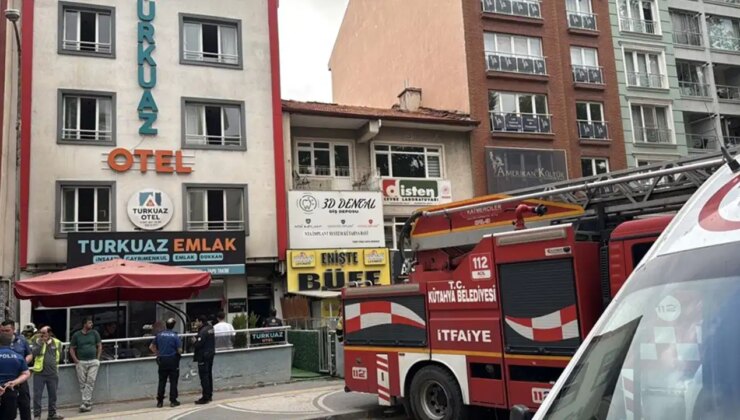 Otelde korkutan yangın: 10 kişi dumandan etkilendi