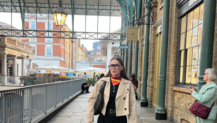 Oyuncu Fahriye Evcen’den Londra paylaşımı