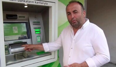 Para yatırmak için gittiği ATM’de binlerce lira para buldu