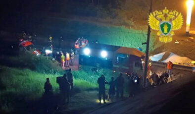 Rusya’nın Ukrayna sınırında köprü çöktü, tren raydan çıktı