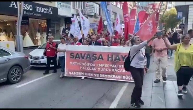 Samsun’dan tepki: ‘İktidar ve sermaye İsrail ile ilişkileri kesmeli’