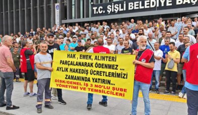 Şişli Belediyesi kayyumunun hafta sonu izinlerini kaldırmasının ardından işçiler eylem başlattı: ‘Cumartesi-pazarımıza dokunma’