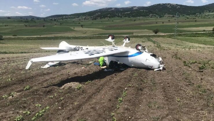 Son dakika… Bilecik’te eğitim uçağı kaza kırıma uğradı: Yaralı var!