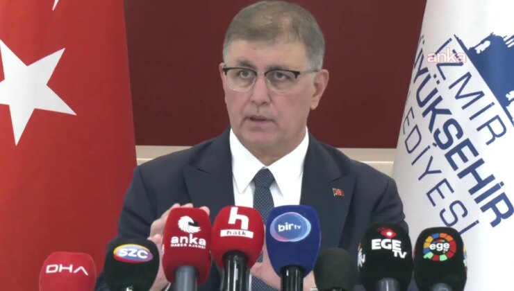 Son Dakika… DİSK ile belediye anlaştı… İzmir Büyükşehir Belediyesi Başkanı Cemil Tugay açıklama yapıyor