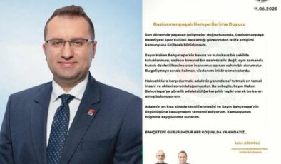 Son Dakika… Gaziosmanpaşa Belediyesi Spor Kulübü Başkanı Köroğlu, görevinden istifa etti