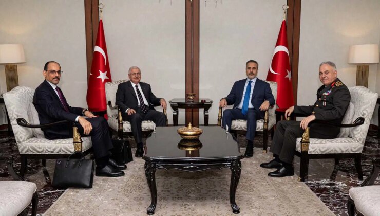 Son Dakika… Hakan Fidan, Yaşar Güler, Metin Gürak, İbrahim Kalın bir araya geldi: Gündem İsrail-İran