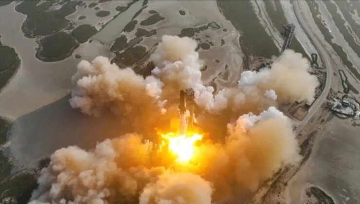 SpaceX’in Starship roketi deneme uçuşu öncesinde patladı