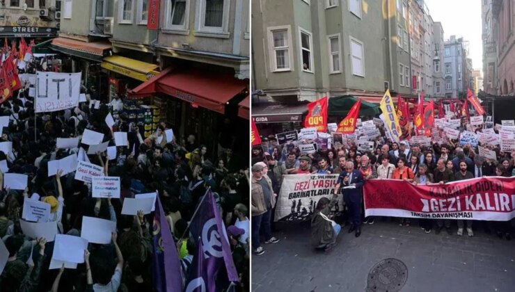 Taksim’de polis ablukası altında ‘Gezi Direnişi’ anması: Gözaltına alınan öğrencilerin tümü serbest bırakıldı!