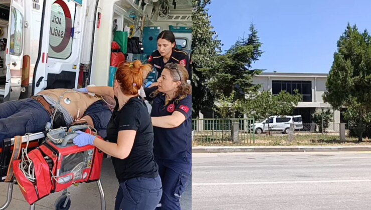 Tamir ettiği çatı çöktü, 8 metre yükseklikten düştü!